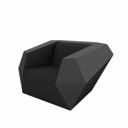 Fauteuil lounge in & out FAZ - anthracite