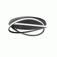 Gea Luce Plafonnier Atia P/M Aluminium Noir Led 50W 2600Lm 3000K Gradable Phase Cut And Push - Gealuce - ATIA P/M - NERO