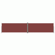 Helloshop26 - Auvent paravent store brise-vue latéral rétractable de patio jardin terrasse balcon protection visuelle écran marron 02_0007419 - 300