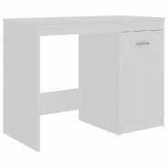 Helloshop26 - Bureau table poste de travail meuble d'ordinateur informatique étude 100 x 50 x 76 cm bois d'ingénierie blanc 02_0023499 - 3000214355092 Helloshop26 - Bureau table poste de travail meuble d'ordinateur informatique étude 100 x 50 x 76 cm bois d'ingénierie blanc 02_0023499 - 3000214355092