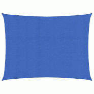 Helloshop26 - Voile d'ombrage 160 g/m² bleu 2,5 x 3,5 m PEHD 02_0009048 - bleu 3000484582723
