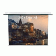 KIMEX Écran de projection motorisé encastrable 280x210cm - Format 4:3 - Wi-Fi - Réf 048-1506W KIMEX Écran de projection motorisé encastrable 280x210cm - Format 4:3 - Wi-Fi - Réf 048-1506W