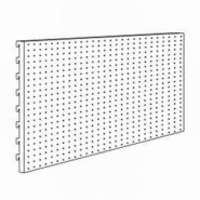 Panneau perforé - fond perforé - 400 x 1330 mm - Trou diamètre 7mm - RAL 9001 - acier crème