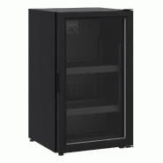 Réfrigérateur posable porte en verre 136l noir l430 7464.0015 COMBISTEEL