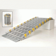 Rampe d'accès modulaire et enroulable