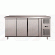 Snack3100tn -desserte refrigeree inox - 3 portes