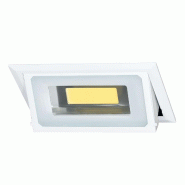 Spot encastré LED Bonn 40 W 4100 K 100°, éclairage d'ambiance indirect pour intérieur, finition blanc mat - Beneito & Faure - blanc 4096