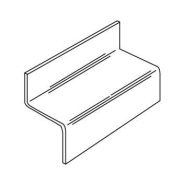 Taquet de butée de platelage aggloméré pour palstar l.200 mm - 5100560