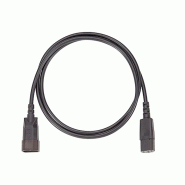 BACHMANN Câble prolongateur H05VV-F 3G1,0mm² , L: 1,5m noir C13/C14_0