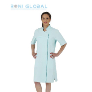 Blouse de travail femme manches courtes - 4 poches - coton et polyester - ALINE REMI CONFECTION - Ref: R-2666_0