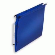 ELBA Boîte de 10 dossiers suspendus Ultimate A4, fond V, en polypro bleu - 3362949905783
