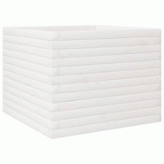 Helloshop26 - Jardinière bac lit surélevé plantes fleurs terrasse jardin 60 x 60 x 45,5 cm bois de pin massif blanc 02_0037709 - 3000214275956 Helloshop26 - Jardinière bac lit surélevé plantes fleurs terrasse jardin 60 x 60 x 45,5 cm bois de pin massif blanc 02_0037709 - 3000214275956