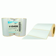 Lot de 2 Rouleau de 500 étiquettes adhésives blanches 100 x 50 mm - 3270241154283