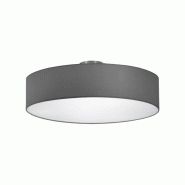 Plafonnier 5x E27, max. 60W, abat-jour gris - Trio - Hotel - gris 4017807505634