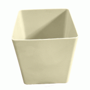 PLAST'UP ROTOMOULAGE Pot de fleurs cubio h 50cm - SABLE - beige 0637962081930