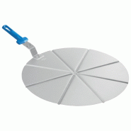 Plateau porte-pizza avec manche et guide pour couper en 8 morceaux, ø 500 mm - VIRTUS - 0615402860086 Plateau porte-pizza avec manche et guide pour couper en 8 morceaux, ø 500 mm - VIRTUS - 0615402860086
