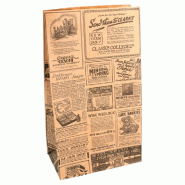 Sac kraft SOS Times 14+8x24cm - par 1000