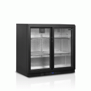 Arrière de bar réfrigéré 2 portes vitrées coulissantes 190 l +2/+10... - PBA26S