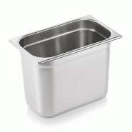 Bac inox GN 1/4 H 200 mm 5,5 ltr GN ESSENTIALS lot de 6 - Was Germany - 4044925166294