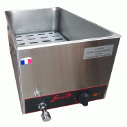 Bain-marie professionnel monophasé 320x580x274 capacité gn 1/1 avec... - P21142