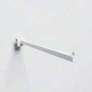 Bras droit 15x15mm - 250 mm - 25x15 mm - blanc