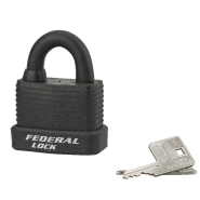 CADENAS À CLÉ BUMPER 54 MM NOIR