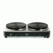 Crêpière à gaz double - Ø 40 cm - STANDARD - Régulation manuelle | Krampouz - CSCS8MA-KR
