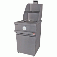Diamond - Friteuse gaz HEAVY DUTY, 1 cuve ronde, mécanique - réf. MECA-FRYER/1B - inox AKS-MECA-FRYER/1B