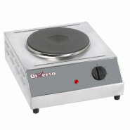 Diamond - Réchaud électrique de table, 1 plaque Ø 230mm - réf. WR-RTS/1E - gris inox AKS-WR-RTS/1E