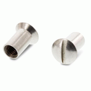 Ecrou douille tête fraisée bombée fendus a4 6x15mm - SCHAFER + PETERS - 906146 15 - 861753