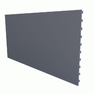 Fond plein pour gondole GP25 anthracite 133x50 cm