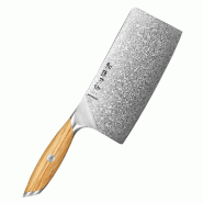 Hezhen - Couperet Damas (couteau de chef chinois) - Série phare X01 - multicolore X01-DC