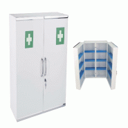 ITALCONCEPT L2G Armoire A Pharmacie Premier Secours 2 Portes, 540 x 520 x 200mm - 3616350232519