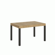Itamoby Table extensible 90X140/244 cm Everyday Chêne Nature Structure Anthracite - marron 8058994304552