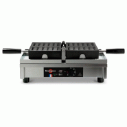 Krampouz Gaufrier 4x5 Liège 180° simple G/D - argenté WECAFA