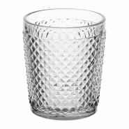 Lot de 6 gobelets en verre 310 ml, ROCKS EVA Lot de 6 gobelets en verre 310 ml, ROCKS EVA