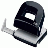 NOVUS Lot de 20 Perforateur 2 trous Evolution E 216, capacité 16 feuilles, coloris noir - bleu papier 025-0538