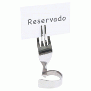 Porte-étiquettes fourchette 10cm inox - par 12