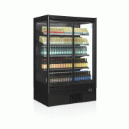 Vitrine murale noire avec porte vitré réfrigérée 3m1 positive - 135... - PEXTRA1250CD
