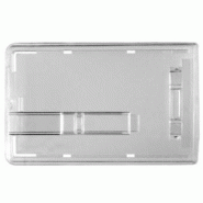 Porte-Badge rigide 145-4210 - 2 faces avec extracteur - polycarbonate transparent Porte-Badge rigide 145-4210 - 2 faces avec extracteur - polycarbonate transparent