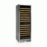 Cave à vin professionnelle multizones noire - 163 bouteilles | Tefcold - TFW400-2S