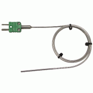 CHAUVIN ARNOUX - Capteur SK20 souple de classe 1 en INCONEL 600 pour température jusqu'à 450°C, longueur 1 mètre, diamètre 1,5 mm