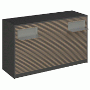 Comptoir Vertigo H T01 dble nat. L170cm - 3 tab.Coulis. 6tab.Amovib - anthracite_0
