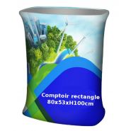 Support de communication en tissu pour salons et événements