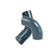 Coude rond 80/100 - Section 80/100 - Forme lisse, plissé, frontal/latéral - Degrés 72°, 75°, 45°, 30°
