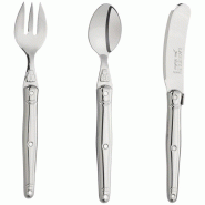 JEAN DUBOST Set 3 couverts enfant - Laguiole Inox - 035-1211301
