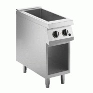 KBS Gastrotechnik KBS Bainmarie électrique 1 cuve GN 2/1 soubassement ouvert 800x730x900 mm 400 Volt - 4059395096545