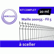 Kit clôture rigide à sceller - hercules - 20 ml