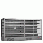 KLIMAITALIA Armoire murale ventilée, 4 portes, 3 côtés vitrés. Éclairage LED. Température -1°C/+5°C.  Modèle VISION250 - 2490