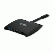 MCL MD1B99AUSB3C559 station d'accueil USB 3.2 Gen 1 (3.1 Gen 1) Type-A Noir